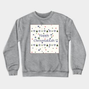 Happy Christmas Hanukkah Combo Crewneck Sweatshirt